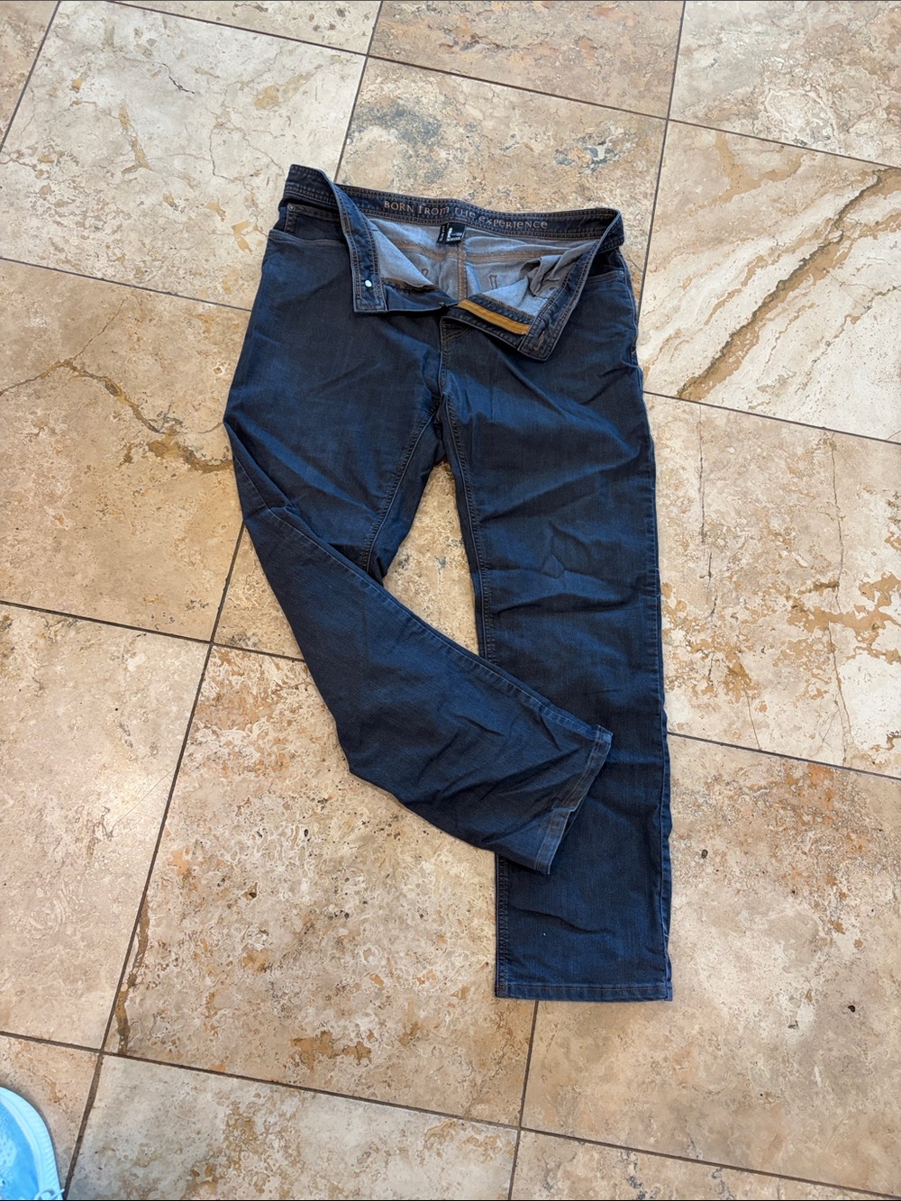 Prana Men's Dark Blue Slim Straight Jeans